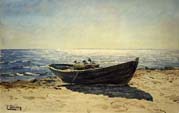 fishing boat on the beach